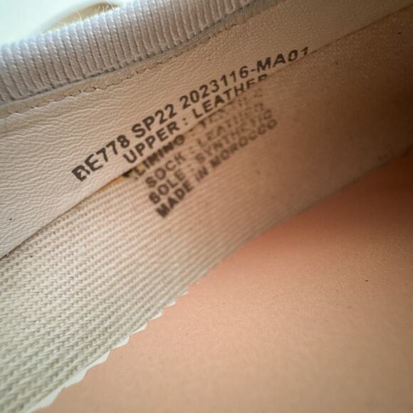 J.Crew Zoe Ballet Scrunchy Slingback Flats Ivory Leather Size 10.5 - Picture 8 of 12